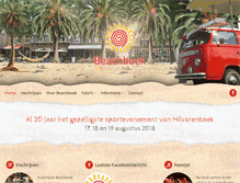 Tablet Screenshot of beachbeek.nl